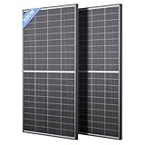 Callsun N-Type 16BB 400W Bifacial Solar Panel, 2Pcs 200 Watt Solar Panel for 12V/24V Systems, 25% High Efficiency, Dual-Module Parallel Anti-Shade Design, for RV Van Marine Home Rooftop Off-Grid