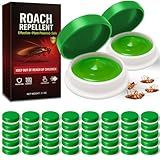 40 Pack Roach Repellent Bait Indoor Infestation, Effective Cockroach Bait Gel Stations, Quick Kill Formula, Easy to Apply Germen Cockroach Spot Treatment, Ideal for Kitchens, Bathrooms