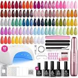 Beetles LuliCore Polka Gel Nail Kit with Nail Drill - 32 Color Fall Nails