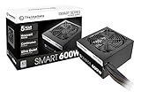 Thermaltake SMART 600W ATX 12V V2.3/EPS 12V 80 Plus Certified Active PFC Power Supply PS-SPD-0600NPCWUS-W