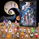 Nightmare Advent Calendar 2026, Halloween Countdown Calendar, 24Pcs Boo Basket Stuffers for Kids Adults, Trick or Treat Holiday Count Down Box