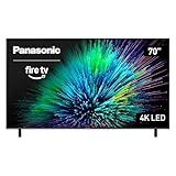 Panasonic W70 Series (2025 Model) 70" LED 4K Ultra HD Smart Fire TV, Press & Ask Alexa, Apple AirPlay, HDR10+, HDMI 2.1, and Bluetooth Support - 70W70BP