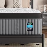 BedStory Medium Firm Queen Mattress 14 Inch, Deep Sleep Hybrid Mattresses 7-Zone Pain Relief - Medium Firm Bed in a Box - Fiberglass Free, CertiPUR-US Certified