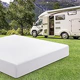 RV King Mattress 10 Inch Memory Foam Mattresses with Tencel Cover, Premier Cooling Green Tea/Gel Medium Firm Bed Mattress in Box for Camper/Trailer/Truck, Deep Sleep CertiPUR-US Mattresses 80'' x 72''