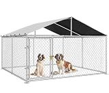 DWVO 10'x10' Outdoor Dog Enclosure with Roof