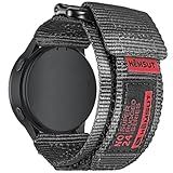 DAVILANE 22mm Nylon Hook and Loop Watch Strap Compatible with CMF by Nothing Watch Pro 3/Pro 2, Huawei Watch GT Runner 2, Amaztim M2/T2, Adjustable Breathable Mesh Band
