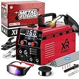 XR MARKET 160Amp 3 IN 1 Welder, Flux Core Welder/Lift TIG/Stick Welding Machine, Auto Darkening Welding Glasses MIG Welder, Portable MINI Welder Machine 110V, Gasless MIG Welder with IGBT Inverter