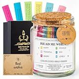 Bible Verse Jar(KJV) - Christian Gifts For Women, Men, Mom, Dad, Friend, Birthday Gifts For Women, Christmas & Mother's Day Gift - Prayer & Hope Jar