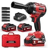 ARCCAPTAIN Cordless Impact Wrench, 1500N.m (1106Ft-lbs) 1/2" Impact Gun