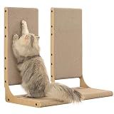 Zakkart 2-Pack L-Shaped Cat Scratching Board, Cardboard, 25.6" Tall (L)