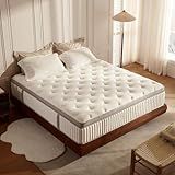 Sofelf King Mattress, 14 inch King Size Cooling Gel Memory Foam Mattresses for Pressure Relief, Medium Firm Hybrid Mattress in a Box, CertiPUR-US Certified