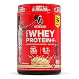 Six Star Whey Protein Powder Plus - Muscle Building & Recovery Formula with Whey Isolate Powder, BCAAs, 30g Protein, Immune Support - Post-Workout Supplement - Vanilla Cream, 1.8 lbs