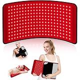 Puroth Red Light Therapy Mat for Body 24"x12" with 242 LEDs (726 Chips), 660nm Red and 850nm Near Infrared Light Therapy Pad, 3 Modes, 5 Brightness Levels for Back Waist Legs Abdomen Knee Shoulders