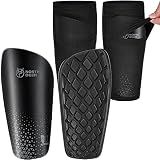 Soccer Shin Guards for Kids incl. Sleeves with Optimized Insert Pocket