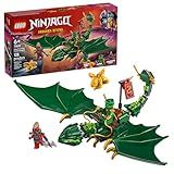 LEGO NINJAGO Lloyd's Green Forest Dragon Toy - Pretend Play Building Toy for Boys and Girls, Ages 6+ - Birthday Gift for Kids - Dragon Figurine with 2 Minifigures for Kids - 71829