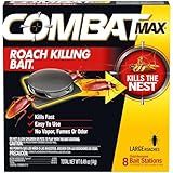 Combat Max Large Roach Killing Bait, 8 count (Pack of 1)