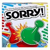 Sorry! Kids Board Game, Family Board Games for Kids and Adults, 2 to 4 Players, Family Games, Kids Games, Ages 6 and Up