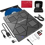 GODBPNYMU External blu ray Drive,8-in-1External blueray/DVD Drive for pc