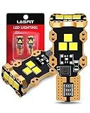 LASFIT 921 LED Bulb Reverse Light, 906 W16W 912 T15 LED, Non-polarity, 6000K White Bright Canbus Error Free, Back Up Light Replacement Cargo&Courtesy Step Lights for Car/Trunk, Pack of 2