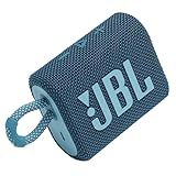 JBL Go 3 - Portable Mini Bluetooth Speaker, big audio and punchy bass, IP67 waterproof and dustproof, 5 hours of playtime, speaker for home, outdoor and travel (Blue)