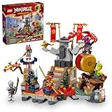 LEGO NINJAGO Tournament Battle Arena Playset with 6 Minifigures, Action Toy for Kids, Ninja Toy Building Set, Birthday Gift Idea for Boys and Girls Aged 7 and Up, 71818