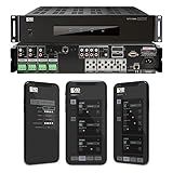 OSD Audio Nero Max8: 4-Zone, 4-Source Amplifier 80W Power, Multi-Room Audio Control, App Integration for iOS & Android, Expand up to 12 Zones, Control4 Driver Support