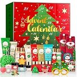 Skincare Advent Calendar 2026 for Adult Women - 24 Days of Beauty, Bath and Body Gift Set with Lotions, Scrub, Bath Bombs - Christmas Gift Basket for Girlfriend, Wife, Mom, Teen Girls