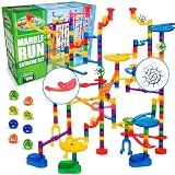 Marble Genius Marble Run Extreme Set, 300 Translucent Pieces, STEM Toy