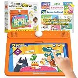 Think Academy Learning Pad - Screen Free Tablet with Flash Cards Inserted to Learn Alphabet, Numbers, Early Math, Logic, Nature and Daily Life, Educational Toys Gift for 3 4 5 Years Old Boys Girls
