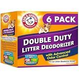 ARM & HAMMER Cat Litter Deodorizer Double Duty, 30 oz, 6 Pack