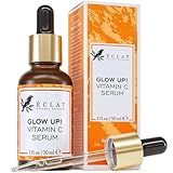 Eclat Skincare Vitamin C Face Serum - Skin Care for Dark Spots, Vitamin C Serum with Hyaluronic Acid, Ferulic Acid, Vit E - Anti Aging and Skin Brightening, Vit C Stocking Stuffers for Women 1 Fl Oz