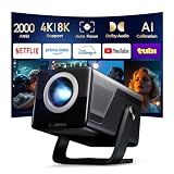 X7 2000 ANSI Smart Projector, 4K/8K Input Support, Native 1080P, 125% sRGB
