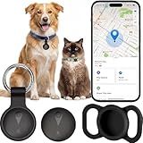 GPS Tracker for Dogs, Smart Collar with Real-Time Location - Pet Location Tracker with Holder, No Monthly Fee/No SIM Card, Works with iOS Find My, Ultra-Slim, IP68 Waterproof, 12-Month Working Time