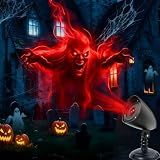 Marhpveua 3D Dynamic Halloween Ghost Projector Light