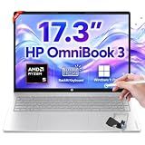 HP OmniBook 3 17.3" Touchscreen Laptop, Ryzen 5, 16GB 1TB, Backlit KB