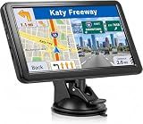GPS Navigator for Car Truck RV, 7" Touchscreen, 2026 Maps (Blue)