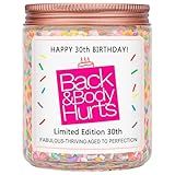 Homsolver 30th Birthday Decorations Gifts for Her Him, Happy 30th Birthday Candle Gift for Women Men, Funny 30 Years Old Ideas- Vanilla Candles