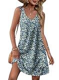 Spring Dresses for Women 2025 Summer Loose Trendy Easter Casual Beach Dress Sundresses Trendy Floral 05 L