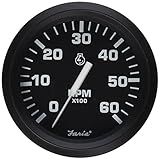 Faria Beede Instruments Faria Beede Faria 32804 Tachometer - 6000 RPM, Euro, Black
