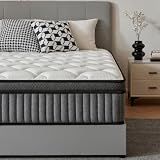 Fynterra Full Mattress 12 Inch, Medium Firm Full Size Mattress in a Box，Hybrid Mattresses with Gel Foam & Zoned Pocket Springs for Pressure Relief, Motion Isolation | CertiPUR-US Certified