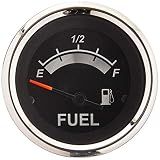 Sierra International 67021P Sterling Fuel Gauge, 2", Black