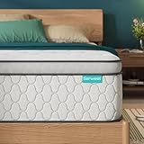 Serweet 10 Inch Memory Foam Hybrid Full Mattress - 5-Zone Pocket Innersprings Motion Isolation - Heavier Coils for Durable Support -Pressure Relieving - Medium Firm - Made in Century-Old Factory