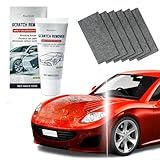 Huotwoe Car Scratch Remover, 6PCS Multi-Purpose Nano Magic Cloth Easily Removes Light Scratches, Swirls and Water Spots, Car Nano Sparkle Cloth Repair Kit for All Vehicle Colors