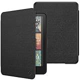Fintie Case for 7" All-New Kindle Paperwhite (12th Generation, 2024) and Kindle Colorsoft - Slim Lightweight Shell PU Leather Protective Cover with Auto Sleep/Wake, Black