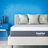 Cool Gel 12 Inch Queen Memory Foam Mattress Medium Firm, Memory Foam Mattress Queen Size Cooling, Made in the USA, 12" Depth with Pressure Relief, CertiPUR-US Certified No Fiberglass, CoolGel Bed