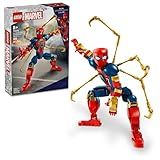 LEGO Marvel Iron Spider-Man Construction Figure Building Toy - Kids Pretend Play Posable Action Figures for Boys & Girls, Ages 8+ - Gift for Birthdays - 76298