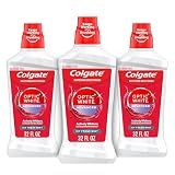 Colgate Optic White Teeth Whitening Mouthwash, ICY Fresh Mint, 3 Pk, 32 oz