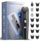 Beard Trimmer for Men, All-in-One Electric Razor & Hair Clipper, Waterproof Cordless Mustache Grooming Kit, Rechargeable Beard Hair Nose Ear & Body Trimmer, Face Shaver, Gifts for Men Husband Father