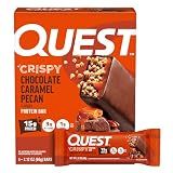 Quest Nutrition Crispy Protein Bar, Chocolate Caramel Pecan, 4 Count