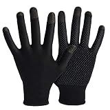 Rakizbe Gaming Gloves for Touchscreen, High-Sensitive Anti-Sweat Breathable Seamless Game Gloves for PUBG Mobile/Knives Out/Rules of Survival